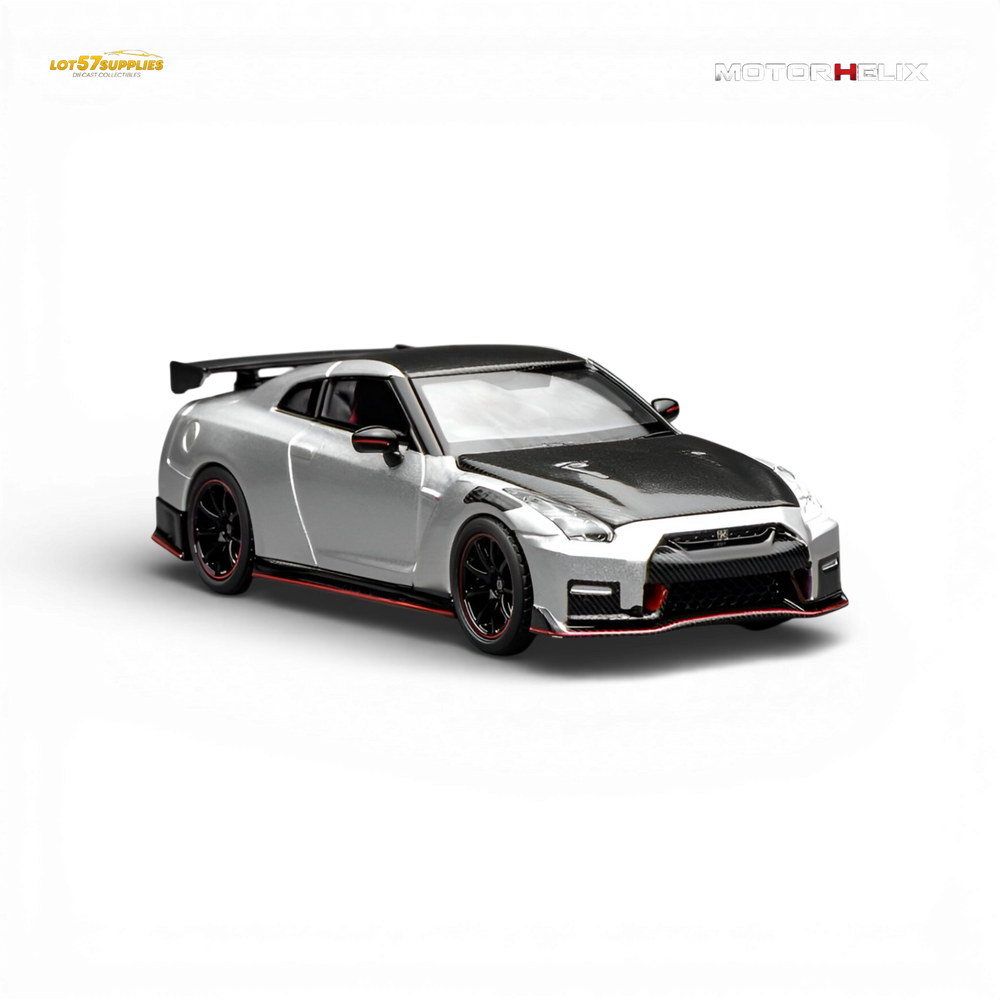 (Pre-Order) Motorhelix Nissan GT-R NISMO R35 Special Edition 2022 - Ultimate Metal Silver 1:64 (ONLINE ORDER ONLY)