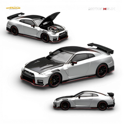 (Pre-Order) Motorhelix Nissan GT-R NISMO R35 Special Edition 2022 - Ultimate Metal Silver 1:64 (ONLINE ORDER ONLY)