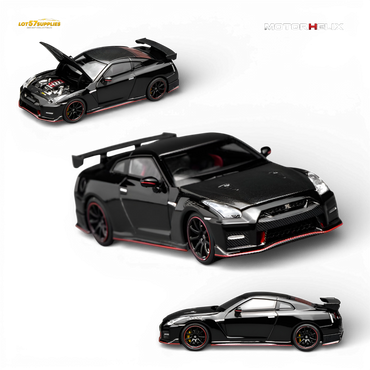 (Pre-Order) Motorhelix Nissan GT-R NISMO R35 Special Edition 2022 - Meteor Black Flake Pearl 1:64 (ONLINE ORDER ONLY)