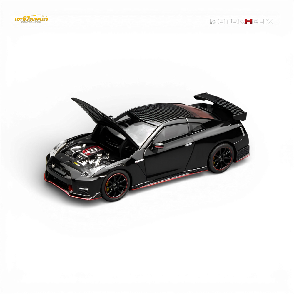 (Pre-Order) Motorhelix Nissan GT-R NISMO R35 Special Edition 2022 - Meteor Black Flake Pearl 1:64 (ONLINE ORDER ONLY)