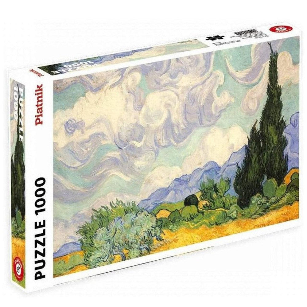 Wheat Field with Cypresses 1000 Piece Jigsaw Puzzle Piatnik (ONLINE ORDER ONLY)