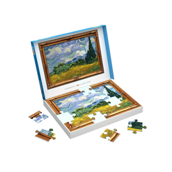 Wheat Field with Cypresses 24 Connecting Pieces Jigsaw Puzzle Eurographics