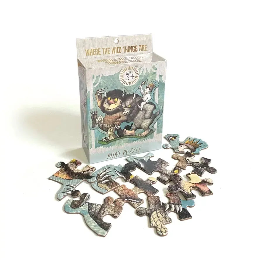 Where the Wild Things Are 23 Piece Mini Shaped Jigsaw Puzzle Paper House