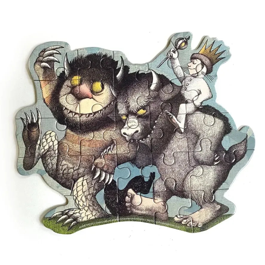 Where the Wild Things Are 23 Piece Mini Shaped Jigsaw Puzzle Paper House