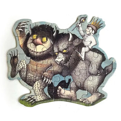 Where the Wild Things Are 23 Piece Mini Shaped Jigsaw Puzzle Paper House
