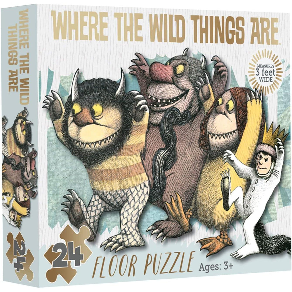 Where the Wild Things Are 24 Piece Giant Floor Jigsaw Puzzle Paper House
