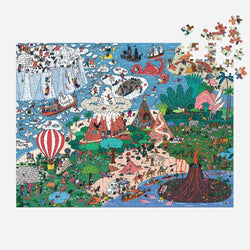 Where's _? Curious & Far Out Places 500 Piece Jigsaw Puzzle Galison (ONLINE ORDER ONLY)