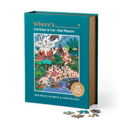 Where's _? Curious & Far Out Places 500 Piece Jigsaw Puzzle Galison (ONLINE ORDER ONLY)