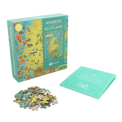 Whiskies Of Scotland 500 Piece Jigsaw Puzzle Ginger Fox (ONLINE ORDER ONLY)