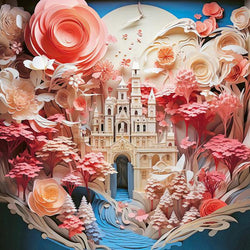 White Castle Paper-Like 1000 Piece Jigsaw Puzzle Heye (ONLINE ORDER ONLY)