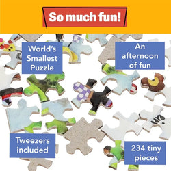 White Christmas 234 Piece "World's Smallest" Jigsaw Puzzle TDC