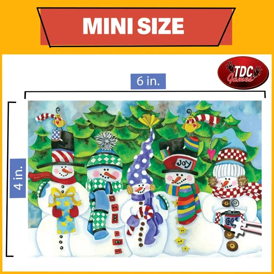 White Christmas 234 Piece "World's Smallest" Jigsaw Puzzle TDC
