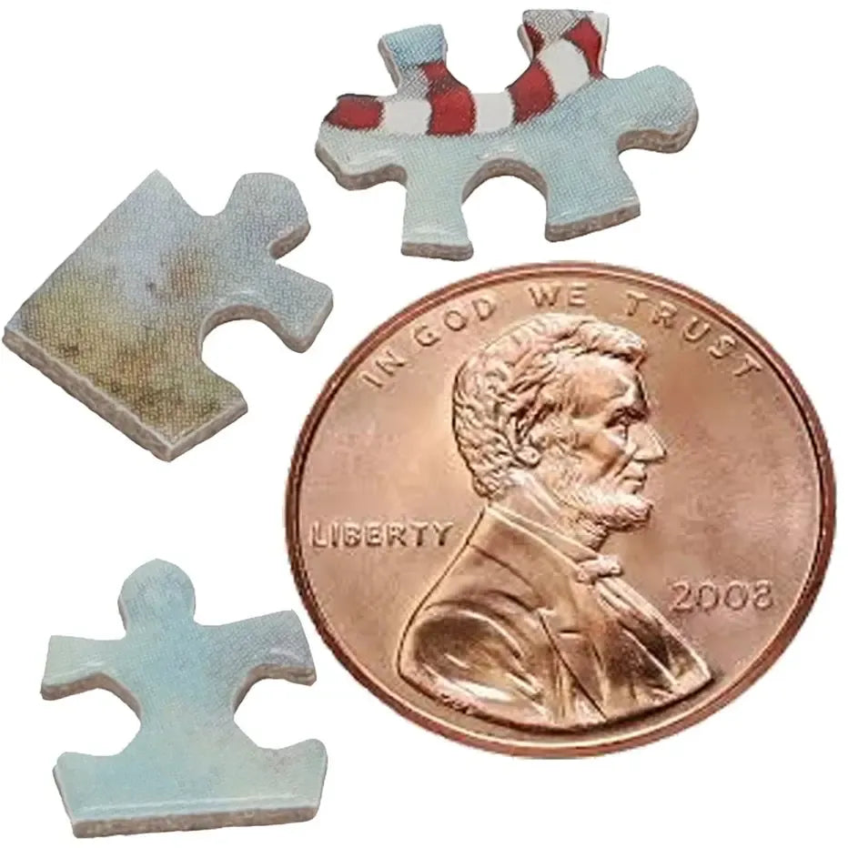 White Christmas 234 Piece "World's Smallest" Jigsaw Puzzle TDC