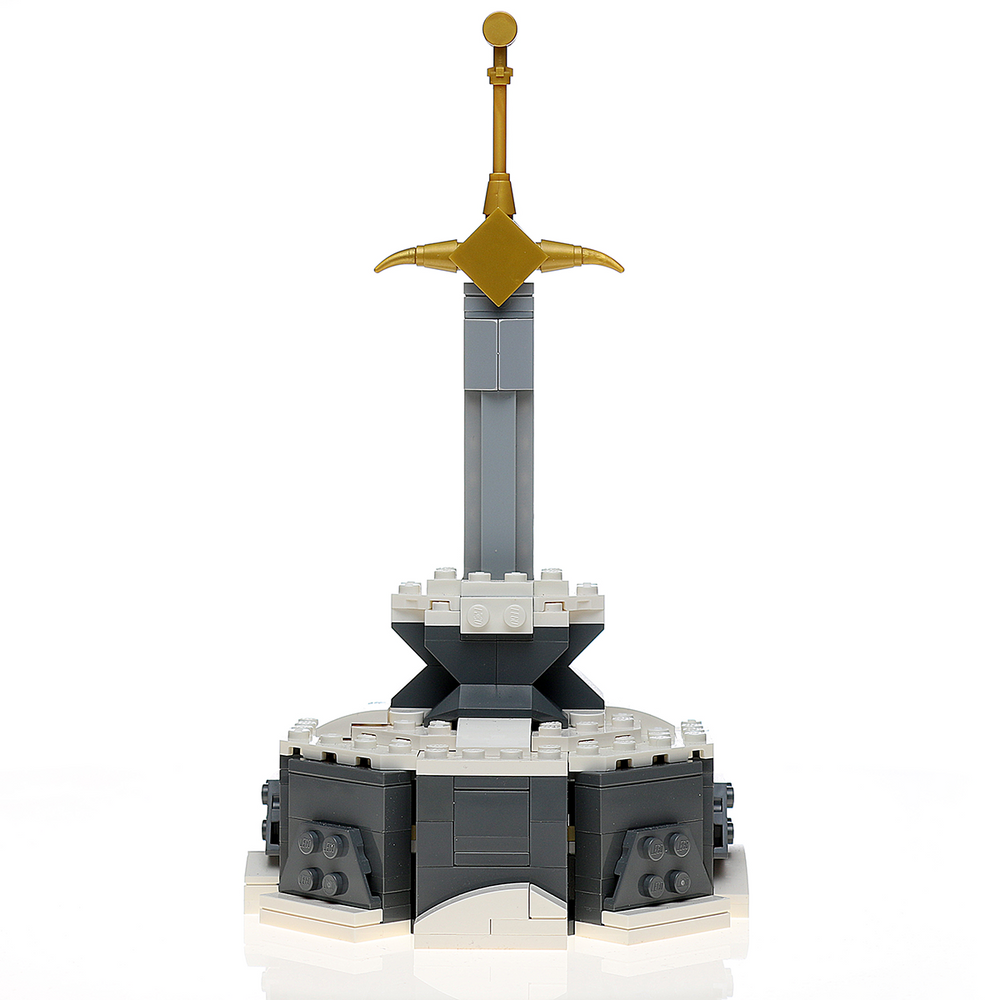 Custom Sword in the Stone MOC made using LEGO elements (Online Order Only)