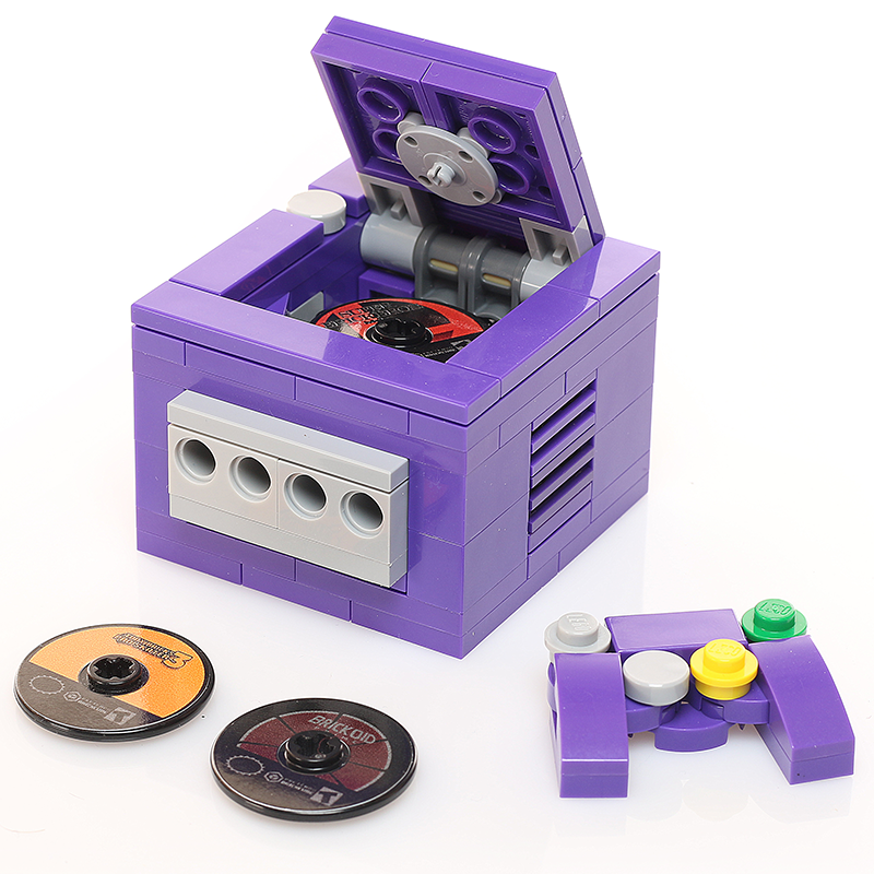 Custom Pretendo BrickCube 2001 Video Game Console made using LEGO parts (Online Order Only)
