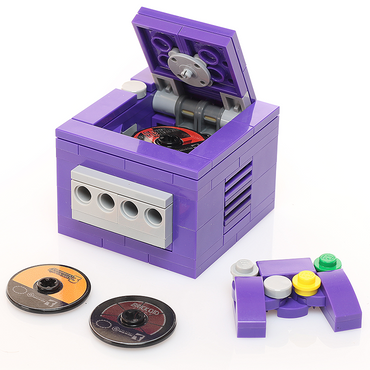 Custom Pretendo BrickCube 2001 Video Game Console made using LEGO parts (Online Order Only)