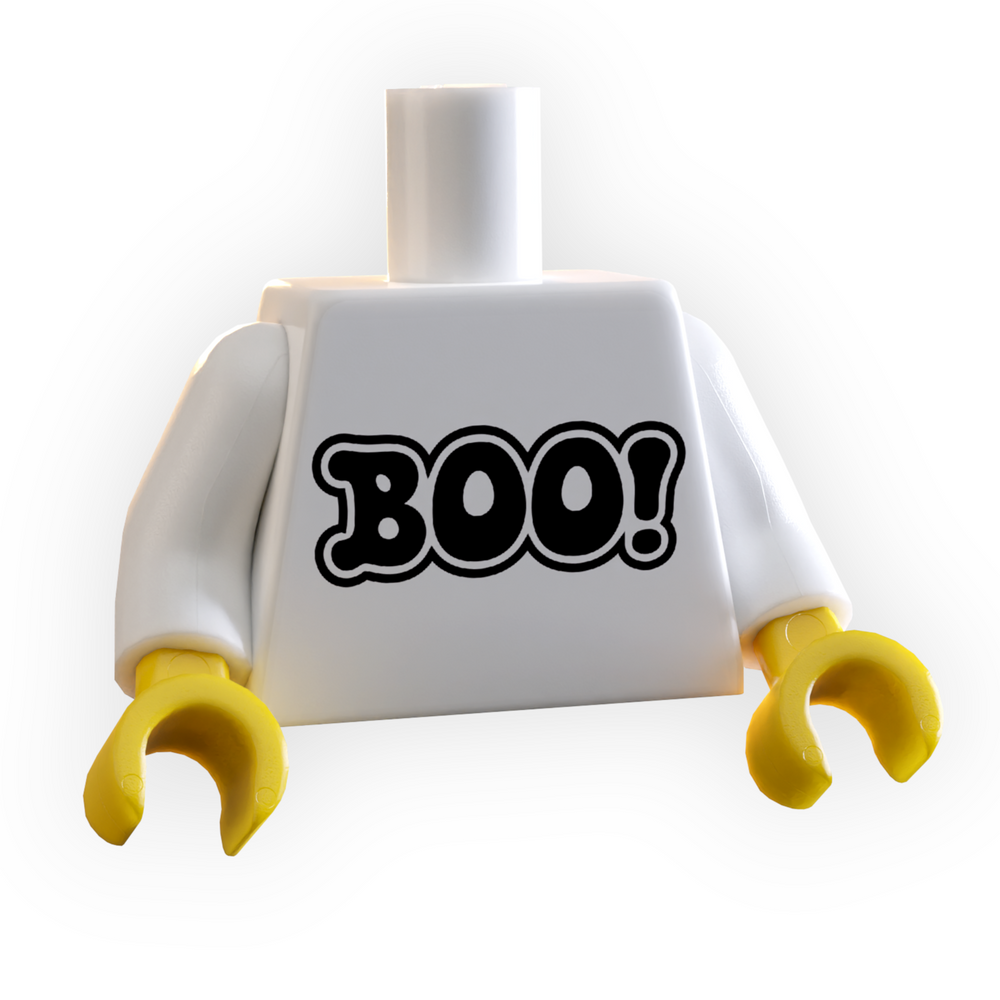 Halloween BOO! Minifig Torso (ONLINE ORDER ONLY)