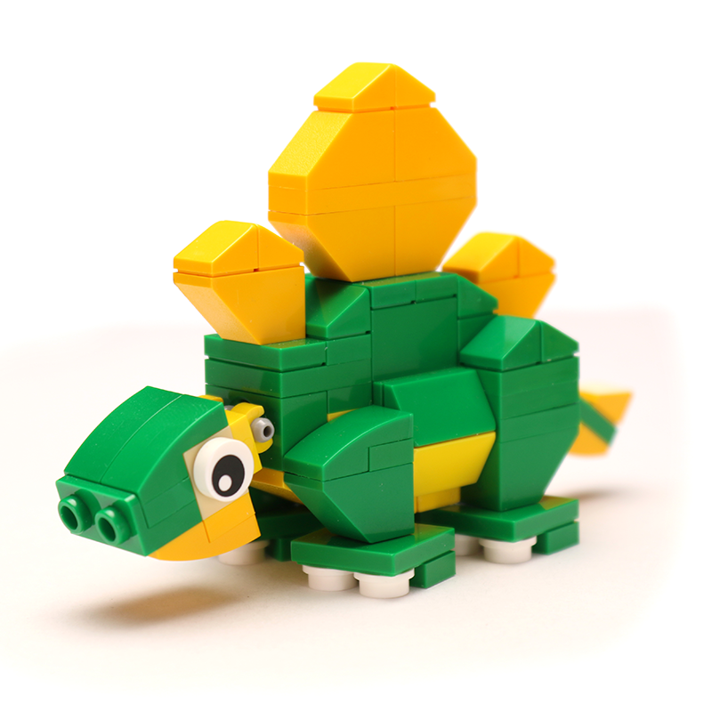 Stegosaurus - Custom Dinosaur Set made using LEGO parts - B3 Customs (Online Order Only)