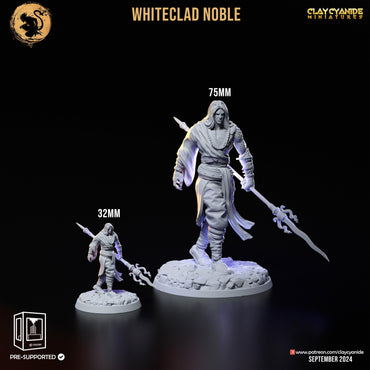3D Printed Clay Cyanide Whiteclad Noble Black Myth - Wukong Set 28 32 mm D&D (Online Only)