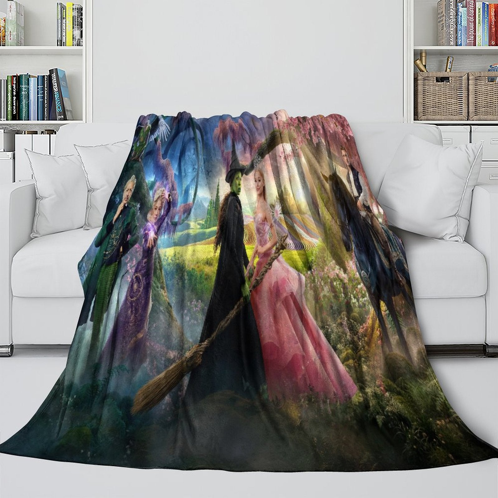 Wicked For Good Blanket Flannel Throw Room Decoration (ONLINE ORDER ONLY)