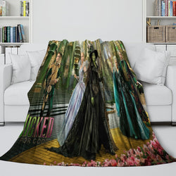 Wicked For Good Blanket Flannel Throw Room Decoration (ONLINE ORDER ONLY)