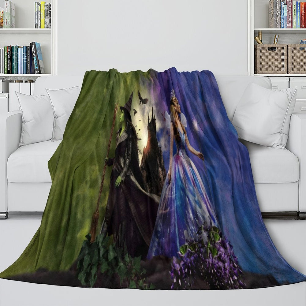 Wicked For Good Blanket Flannel Throw Room Decoration (ONLINE ORDER ONLY)