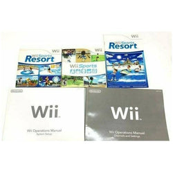 Black Nintendo Wii Console Wii Sports/Sports Resort Combo Original Box (Online Order Only)