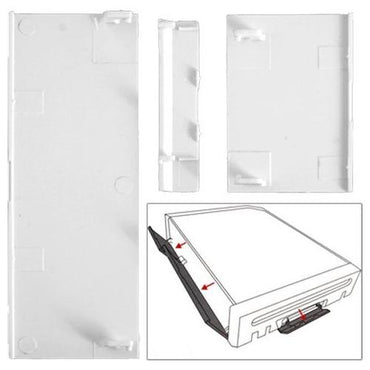 3 Piece Port Dust Covers Doors Compatible With Nintendo Wii (White) (Online Order Only)