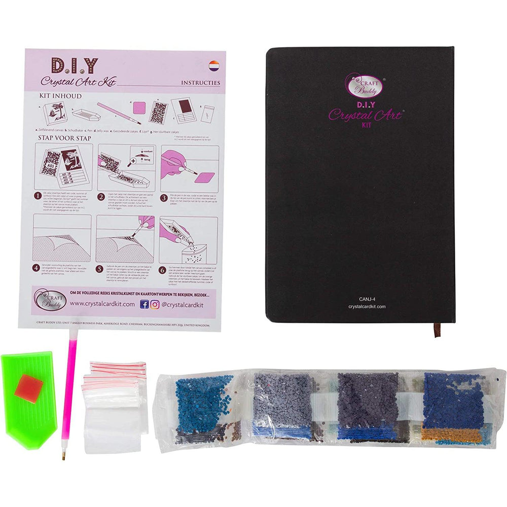 Wild Horses Crystal Art Notebook Kit Craft Buddy (ONLINE ORDER ONLY)