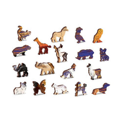 Wild Horses on the Beach 505 Piece Wood Jigsaw Puzzle Wooden City (ONLINE ORDER ONLY)