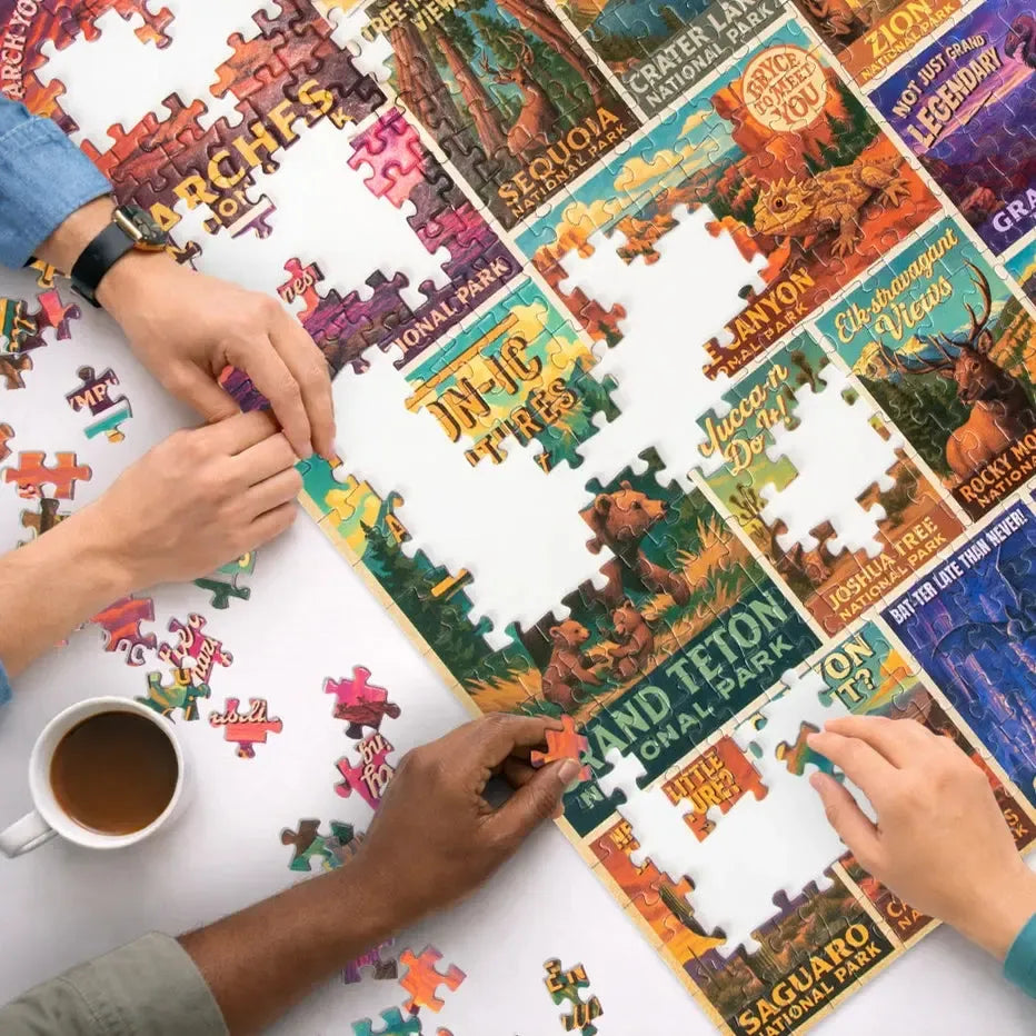 Wild West National Parks 500 Piece Jigsaw Puzzle Whimsigo