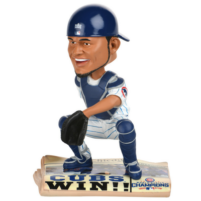 Chicago Cubs 2016 World Series Newspaper Bobbleheads (ONLINE ORDER ONLY)