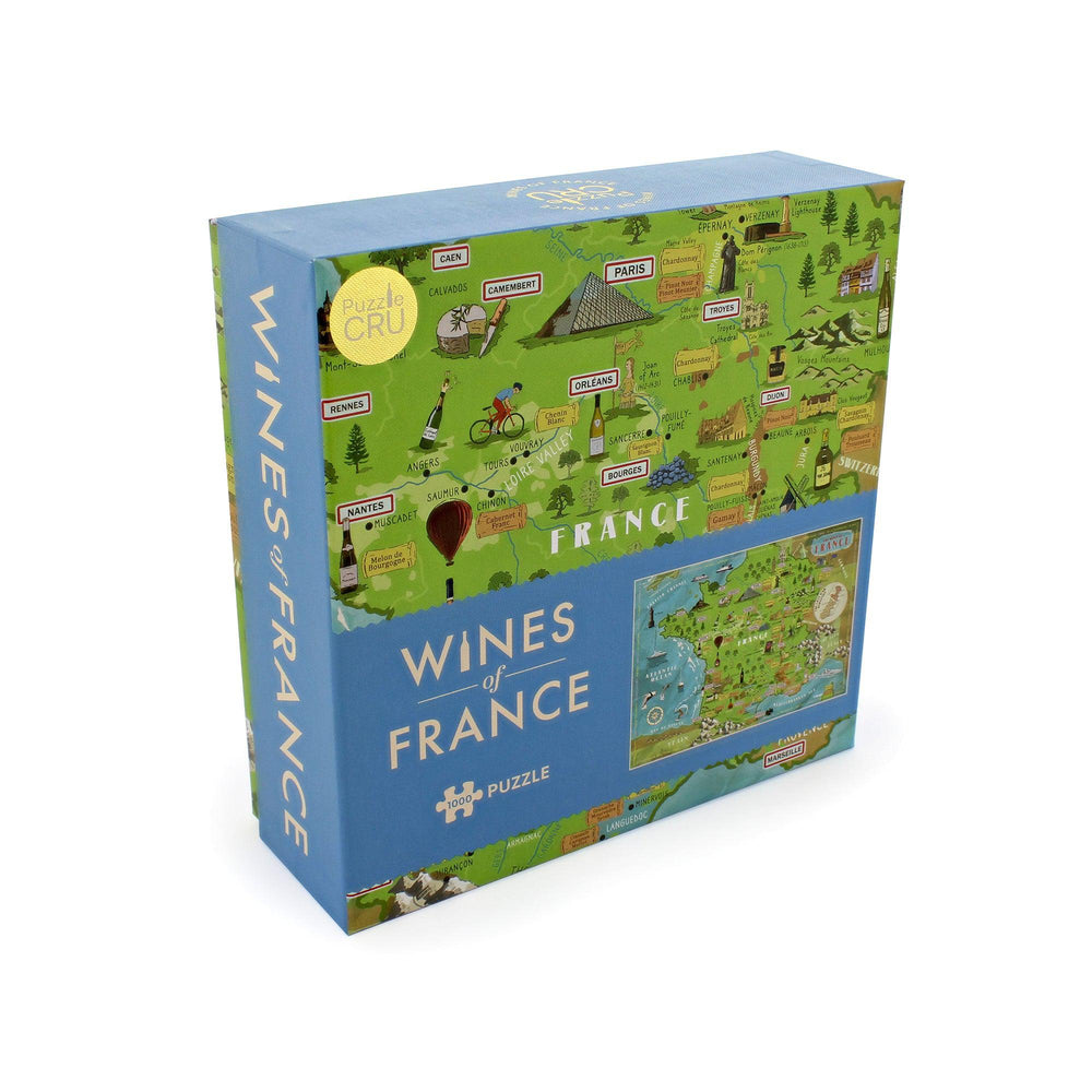 Wines Of France 1000 Piece Jigsaw Puzzle Ginger Fox (ONLINE ORDER ONLY)