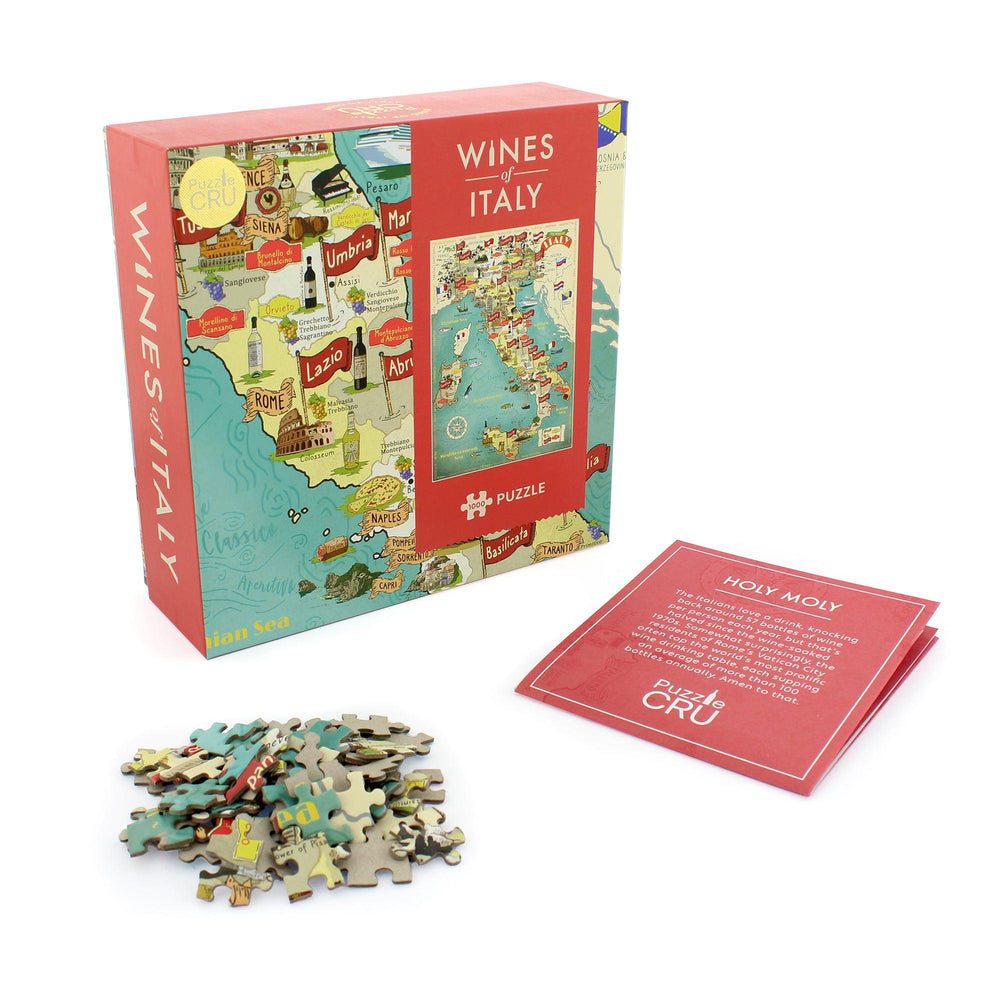 Wines Of Italy 1000 Piece Jigsaw Puzzle Ginger Fox (ONLINE ORDER ONLY)