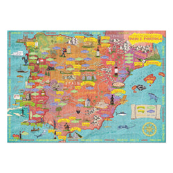 Wines Of Spain & Portugal 1000 Piece Jigsaw Puzzle Ginger Fox (ONLINE ORDER ONLY)