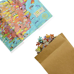 Wines Of Spain & Portugal 1000 Piece Jigsaw Puzzle Ginger Fox (ONLINE ORDER ONLY)
