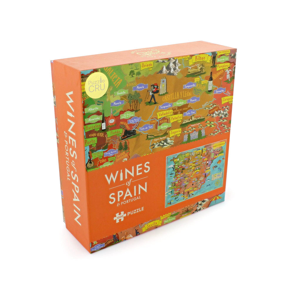 Wines Of Spain & Portugal 1000 Piece Jigsaw Puzzle Ginger Fox (ONLINE ORDER ONLY)