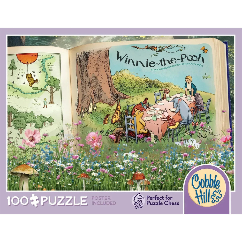 Winnie-The-Pooh Once Upon a Time 100 Large Piece Jigsaw Puzzle Cobble Hill