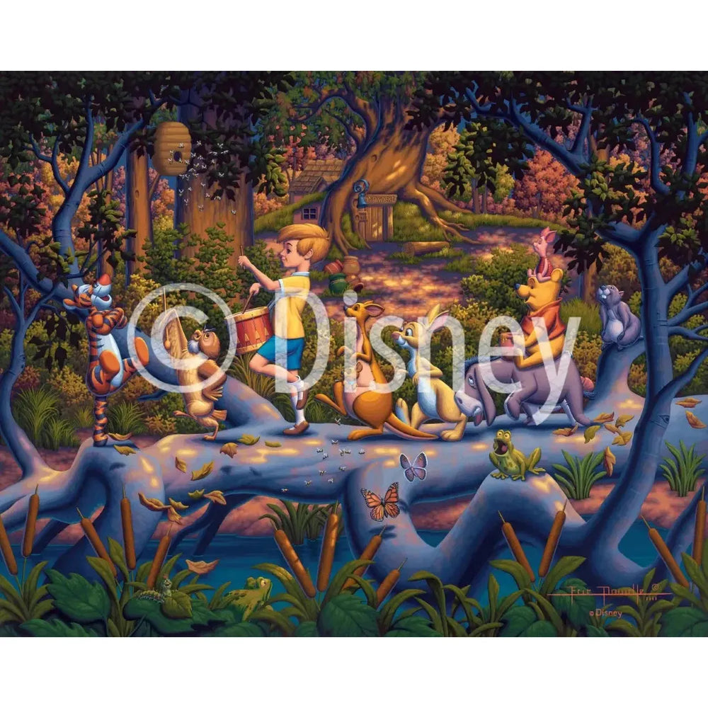 Winnie the Pooh A Heroes Parade 500 Piece Jigsaw Puzzle Disney x Dowdle (ONLINE ORDER ONLY)