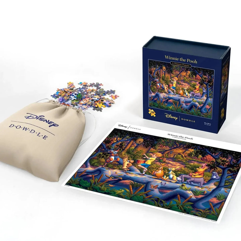 Winnie the Pooh A Heroes Parade 500 Piece Jigsaw Puzzle Disney x Dowdle (ONLINE ORDER ONLY)