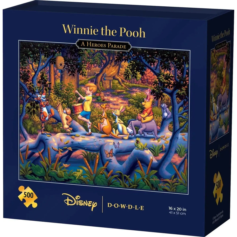 Winnie the Pooh A Heroes Parade 500 Piece Jigsaw Puzzle Disney x Dowdle (ONLINE ORDER ONLY)