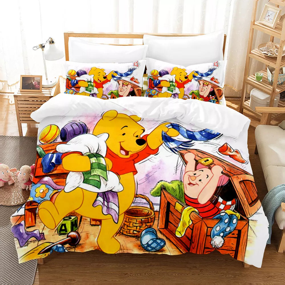 Winnie the Pooh Bedding Set Kids Quilt Cover Without Filler (Online Order Only)