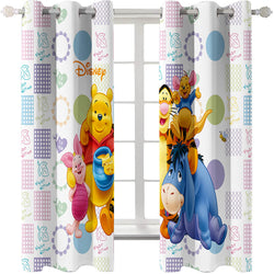 Winnie the Pooh Curtains Blackout Window Treatments Drapes Room Decoration (Online Order Only)