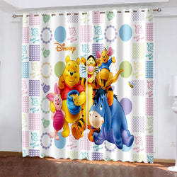 Winnie the Pooh Curtains Blackout Window Treatments Drapes Room Decoration (Online Order Only)
