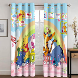Winnie the Pooh Curtains Blackout Window Treatments Drapes Room Decoration (Online Order Only)
