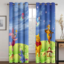 Winnie the Pooh Curtains Blackout Window Treatments Drapes Room Decoration (Online Order Only)