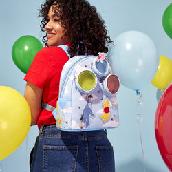 Winnie the Pooh and Friends Floating Balloons Mini Backpack by LoungeFly (Online Order Only)