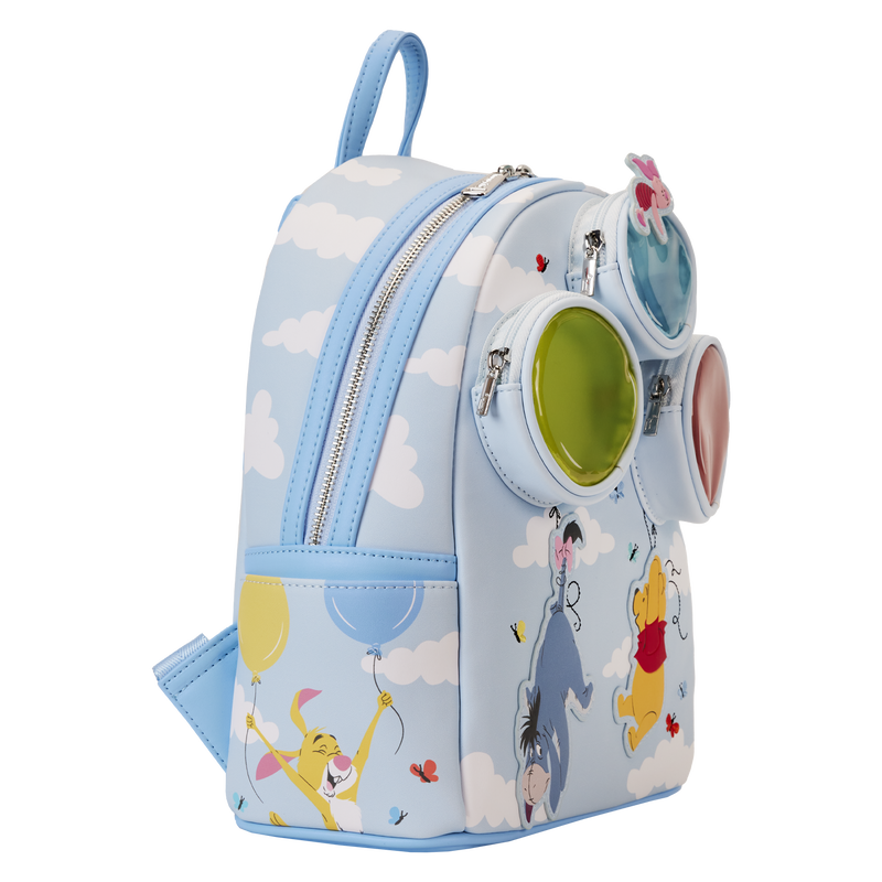 Winnie the Pooh and Friends Floating Balloons Mini Backpack by LoungeFly (Online Order Only)