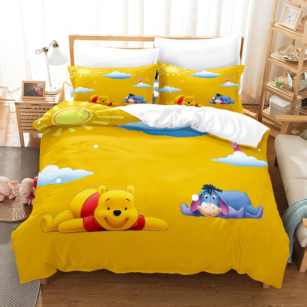 Winnie the pooh Bedding Sets Quilt Covers Without Filler (Online Order Only)