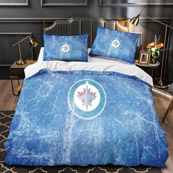 Winnipeg Jets Bedding Set Quilt Duvet Cover Without Filler (Online Order Only)